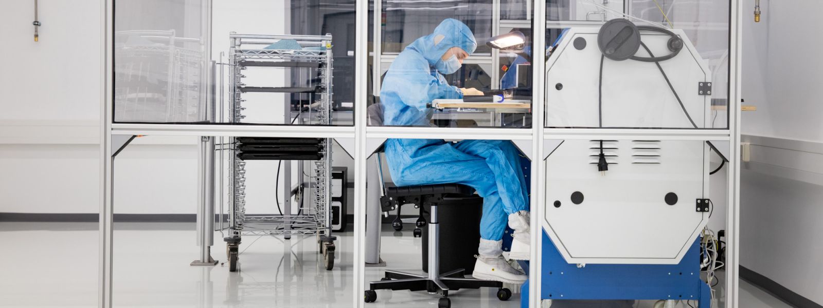 Clean-room production at VIA optronics for display and optical bonding processes