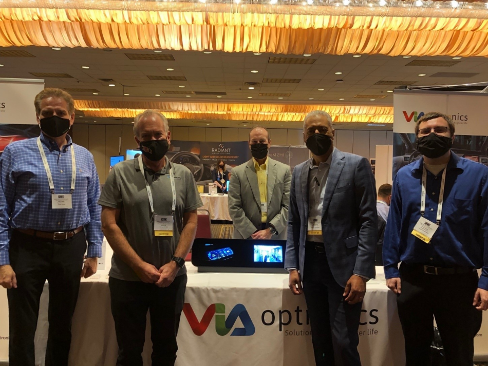 US Team and SigmaSense employees at SID Booth