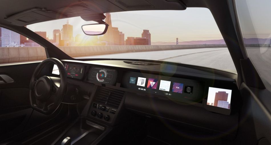 Pillar-to-Pillar Automotive Display Solution from VIA optronics