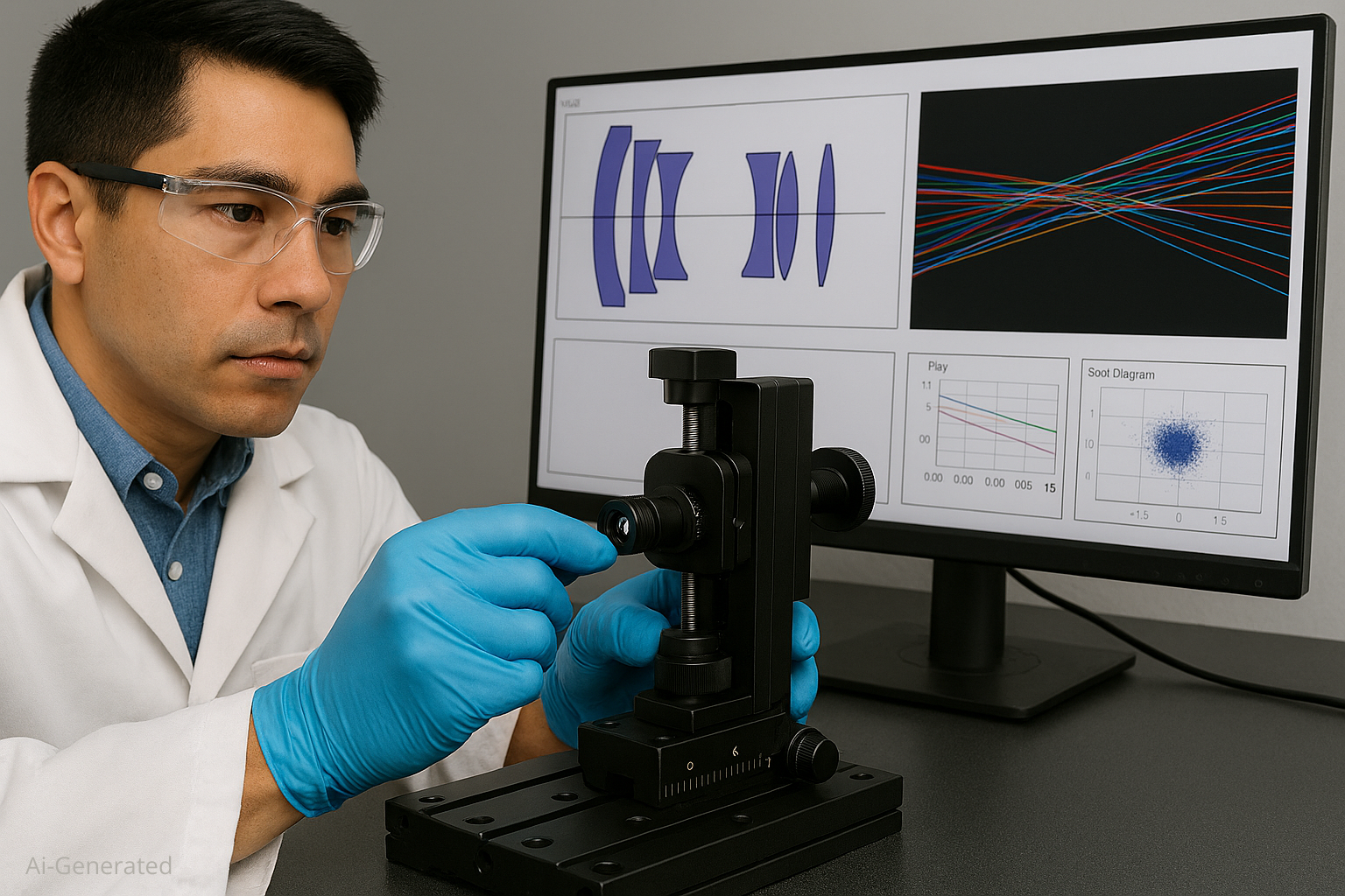 VIA optronics Camera Design & Produktion Optical testing
